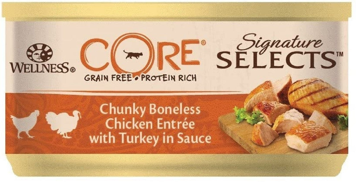 Wellness CORE Signature Selects Chunky Chicken & Turkey, 79g Pack of 24