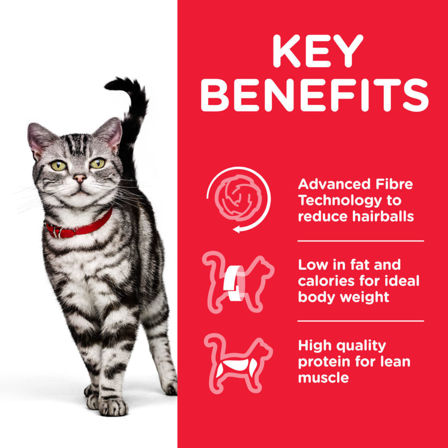 Hill’s Science Plan Hairball Indoor Adult Cat Food With Chicken 3 Kg