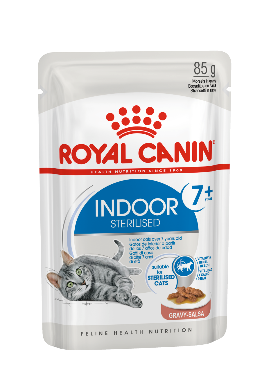 Royal Canin, Feline Health Nutrition Indoor 7+ (WET FOOD - Pouches)