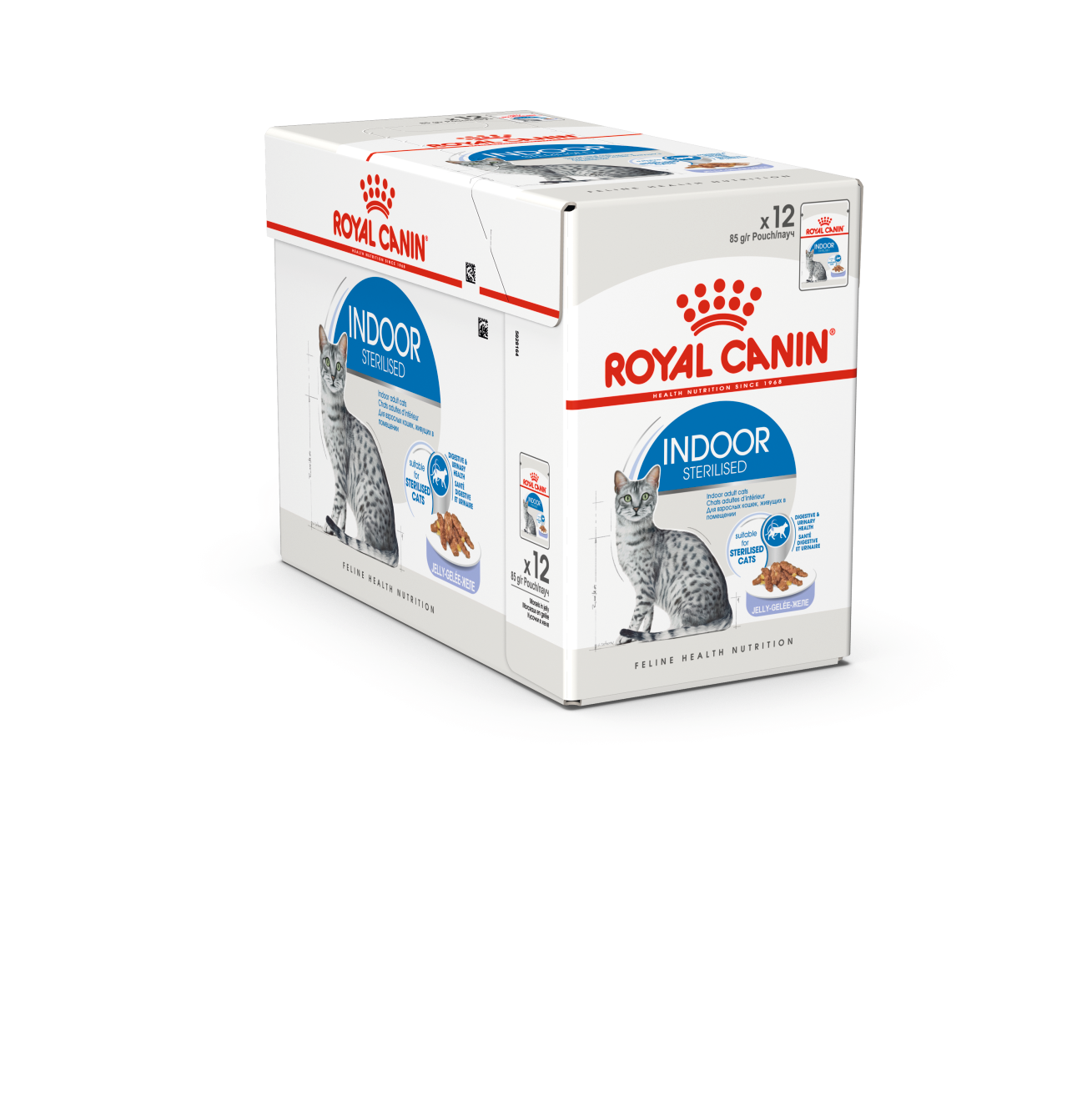 Royal Canin, Feline Health Nutrition Indoor Jelly (WET FOOD - Pouches)