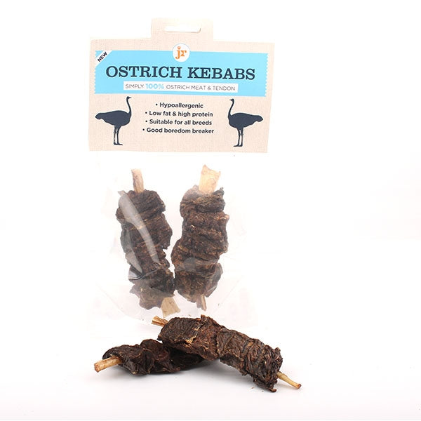 Ostrich treat Kebab Pack of 2