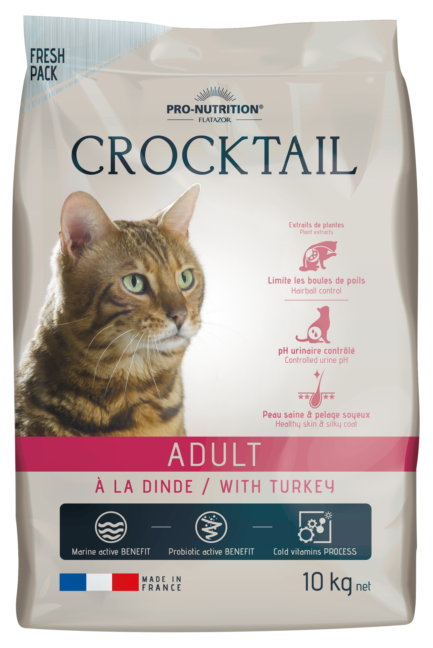 CROCKTAIL ADULT WITH TURKEY 10 KG