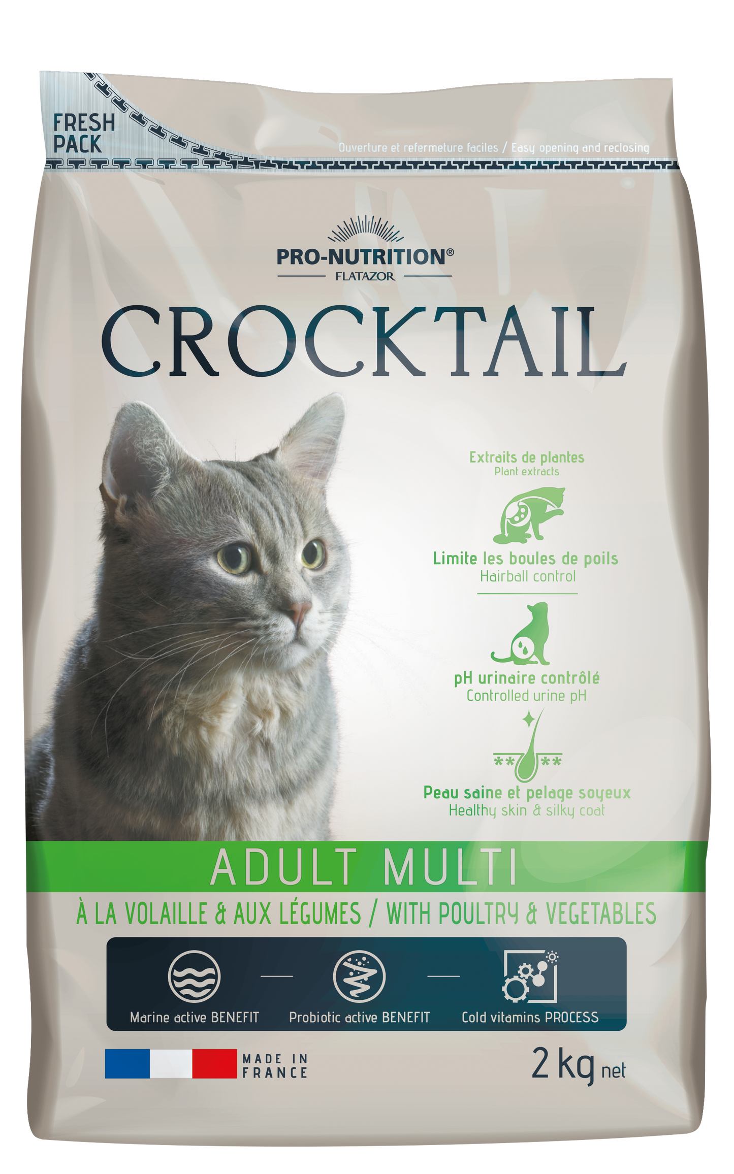 CROCKTAIL ADULT MULTI POULTRY & VEGETABLES 2 KG