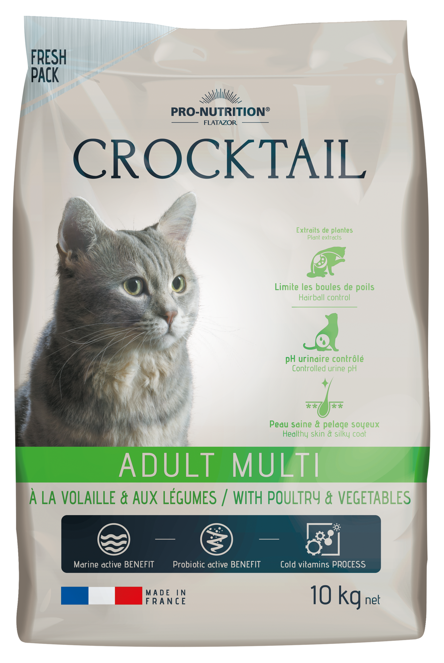 CROCKTAIL ADULT MULTI POULTRY & VEGETABLES 10 KG