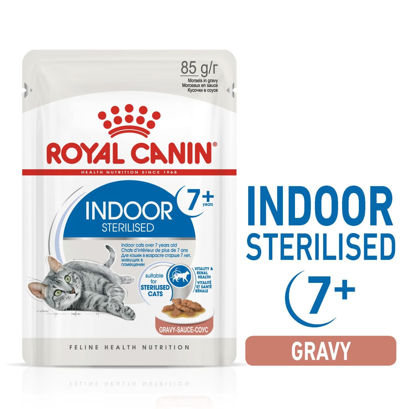 Royal Canin, Feline Health Nutrition Indoor 7+ (WET FOOD - Pouches)