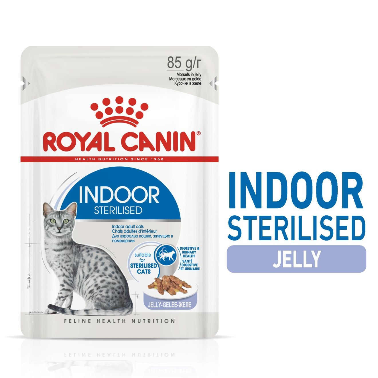 Royal Canin, Feline Health Nutrition Indoor Jelly (WET FOOD - Pouches)