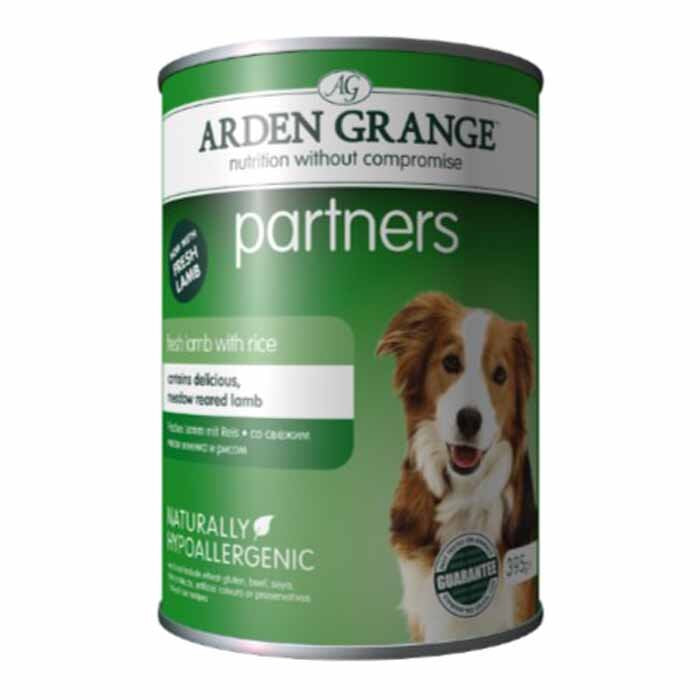 Arden Grange Partners Adult - fresh lamb with rice 24 x 395g