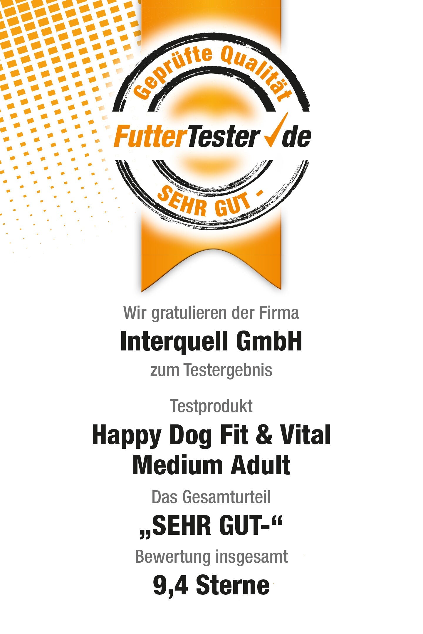 Happy Dog Fit & Vital Medium Adult