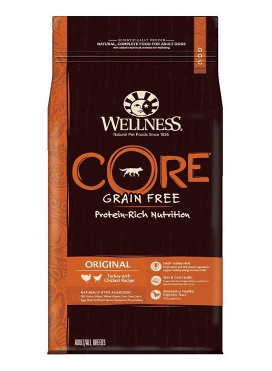 Wellness CORE Original Turkey with Chicken Recipe Dog Dry Food, 10 Kg