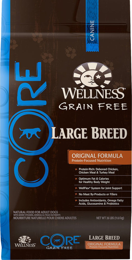 Wellness CORE Original Turkey with Chicken Large Breed Adult Dog Dry Food, 10 Kg