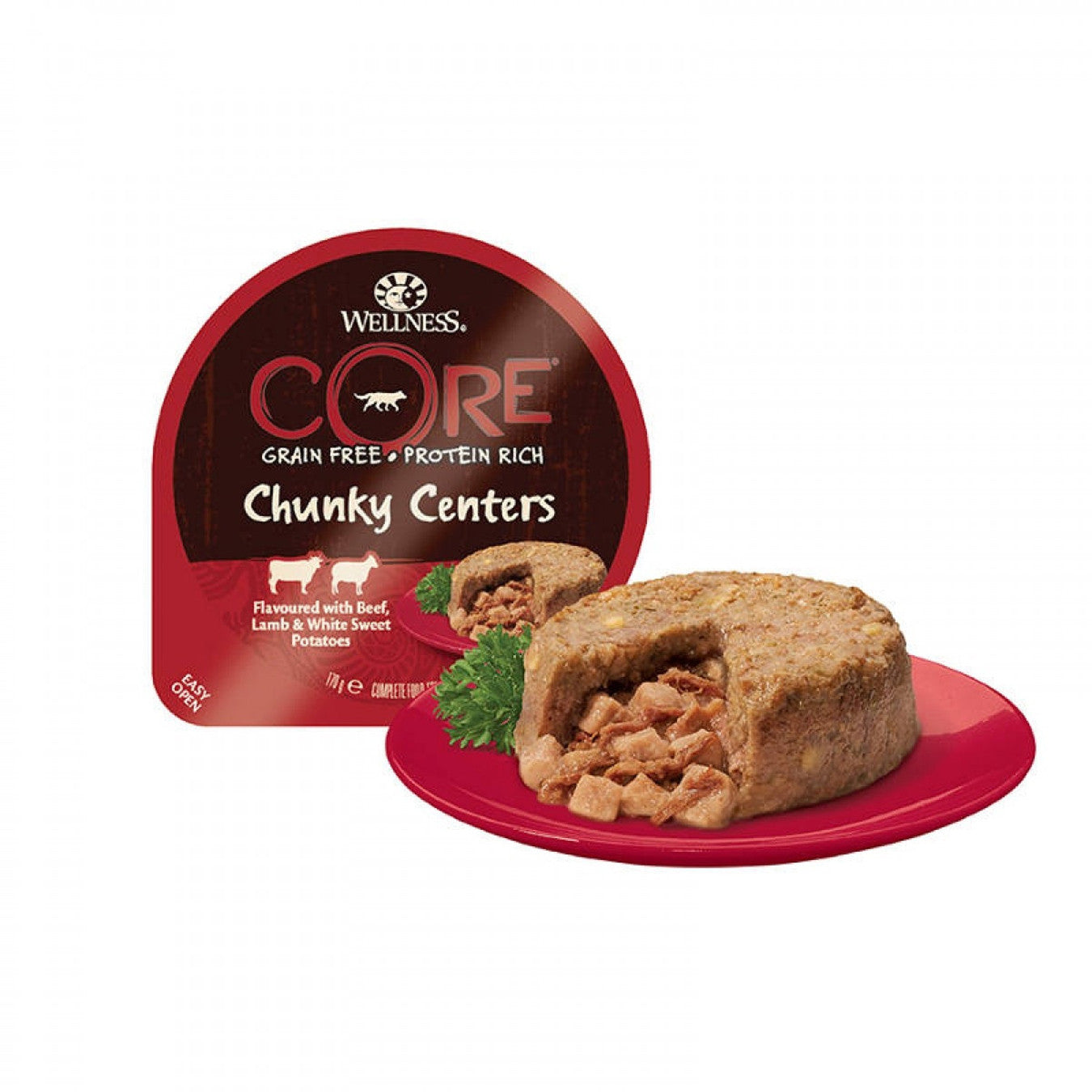 Wellness CORE Chunky Centers Beef, Lamb And White Sweet Potato, 170g