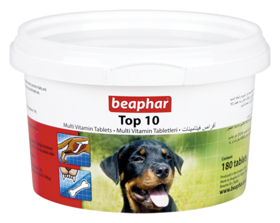 Beaphar Top 10 Dog Multi-Vitamins 180 tab.