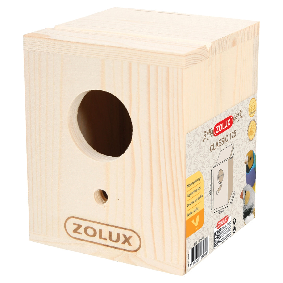 Bird Nesting Box - Classic 125, Zolux