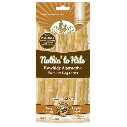 NOTHIN' TO HIDE SMALL TWIST STIX - PEANUT BUTTER 65G