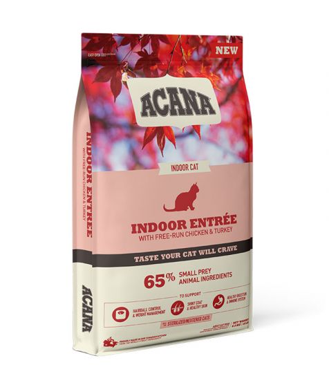 Acana Indoor Entree Cat Dry Food 4.5 Kg