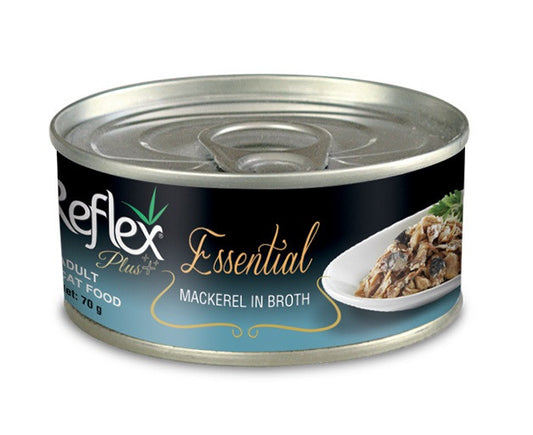 Reflex Plus Essential Mackerel in Broth Cat Wet Food, 70g