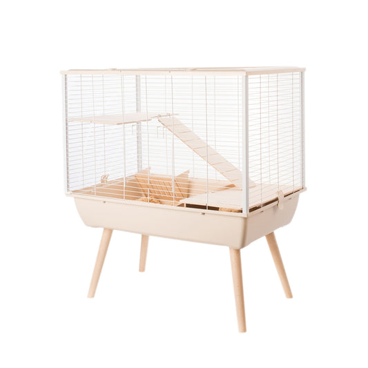 Neo Muki Large Rodent Cage - Beige