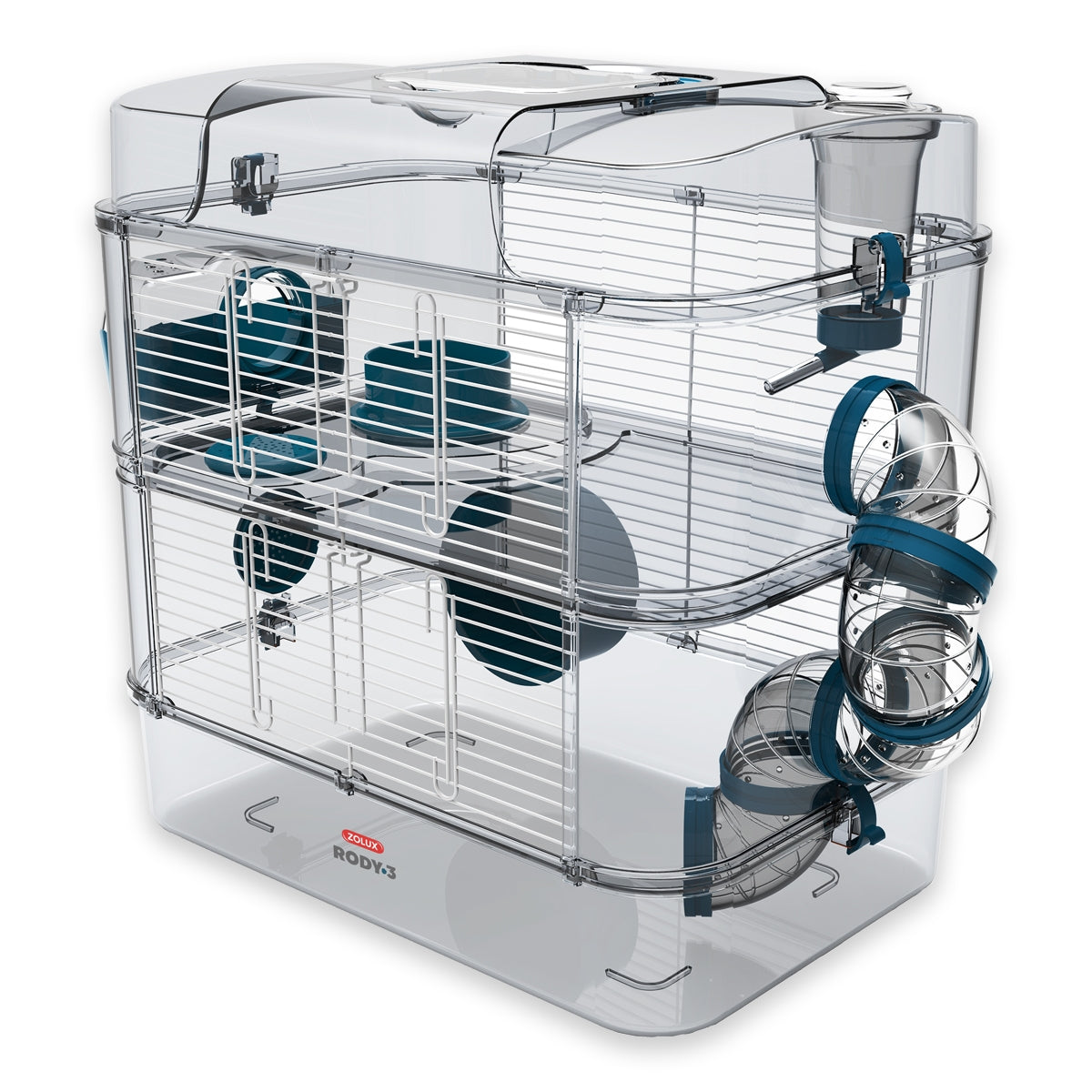 Rody 3 Duo Rodent Cage - Blue