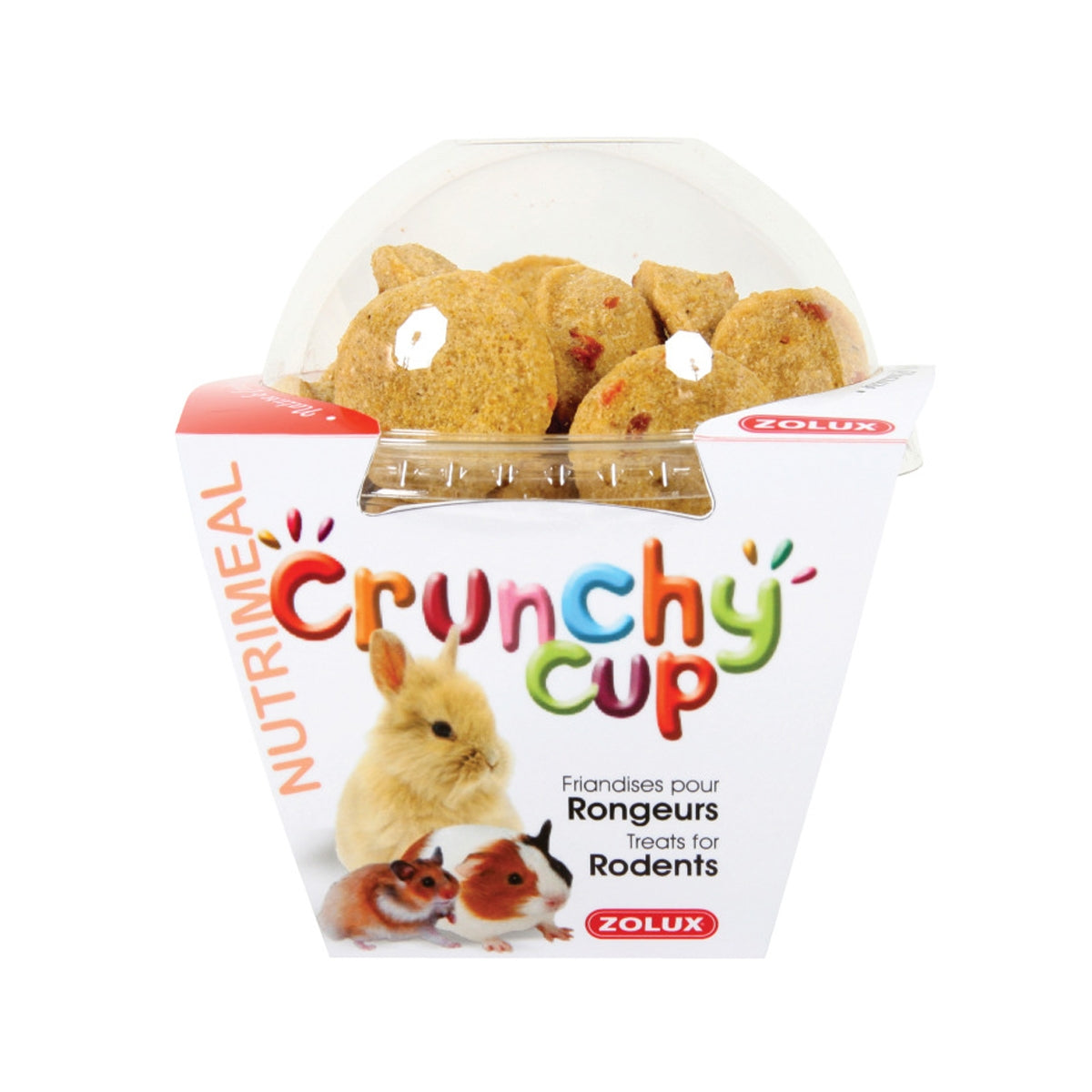 Crunchy Cup Rodent Treats - Plain & Carrot