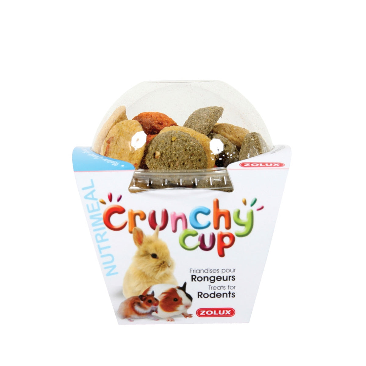 Crunchy Cup Rodent Treats - Plain Carrot Lucerne