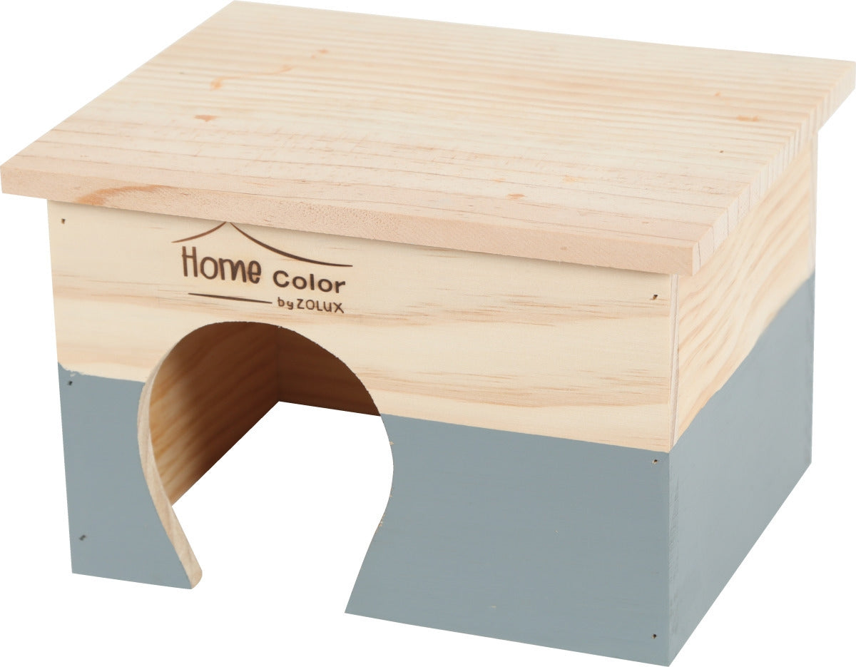 RECTANGULAR HOME COLOR WOODEN HOUSE - MEDIUM/GREY