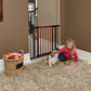 39" TALL STL/WOOD GRAPHITE GATE
