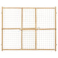Wood and Wire Mesh Pet Gate