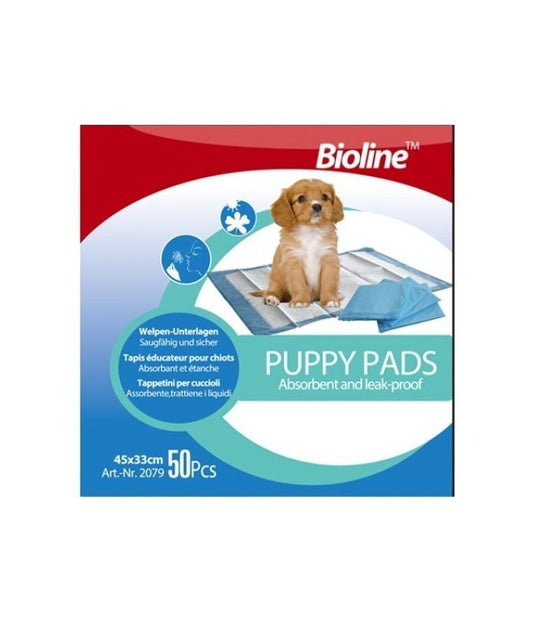 Bioline Puppy Pads 45 X 33cm - 50Pcs