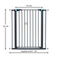 29"TALL GRAPHITE STEEL GATE-GLO N DARK