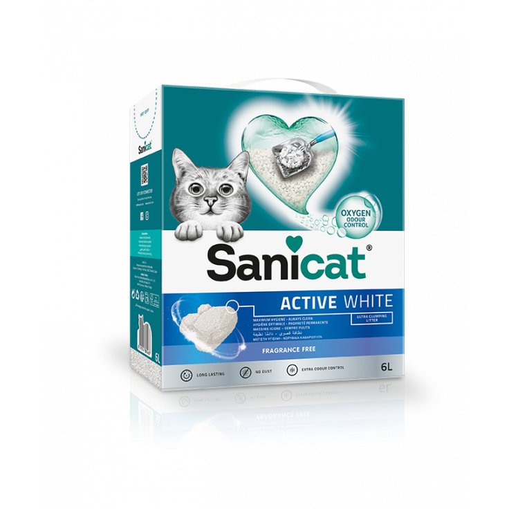 SANICAT ACTIVE WHITE 6L UNSCENTED