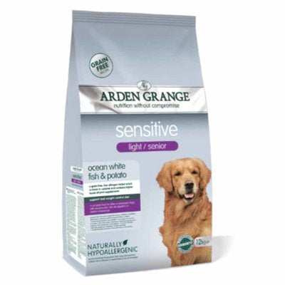 Arden Grange Sensitive Light / Senior - grain free - ocean white fish & potato 12 Kg