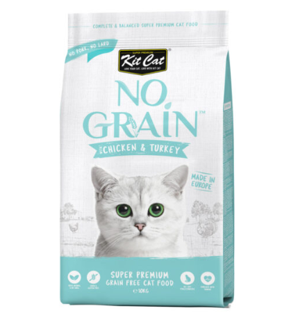 Kit Cat No Grain With Chicken And Turkey 1 Kg