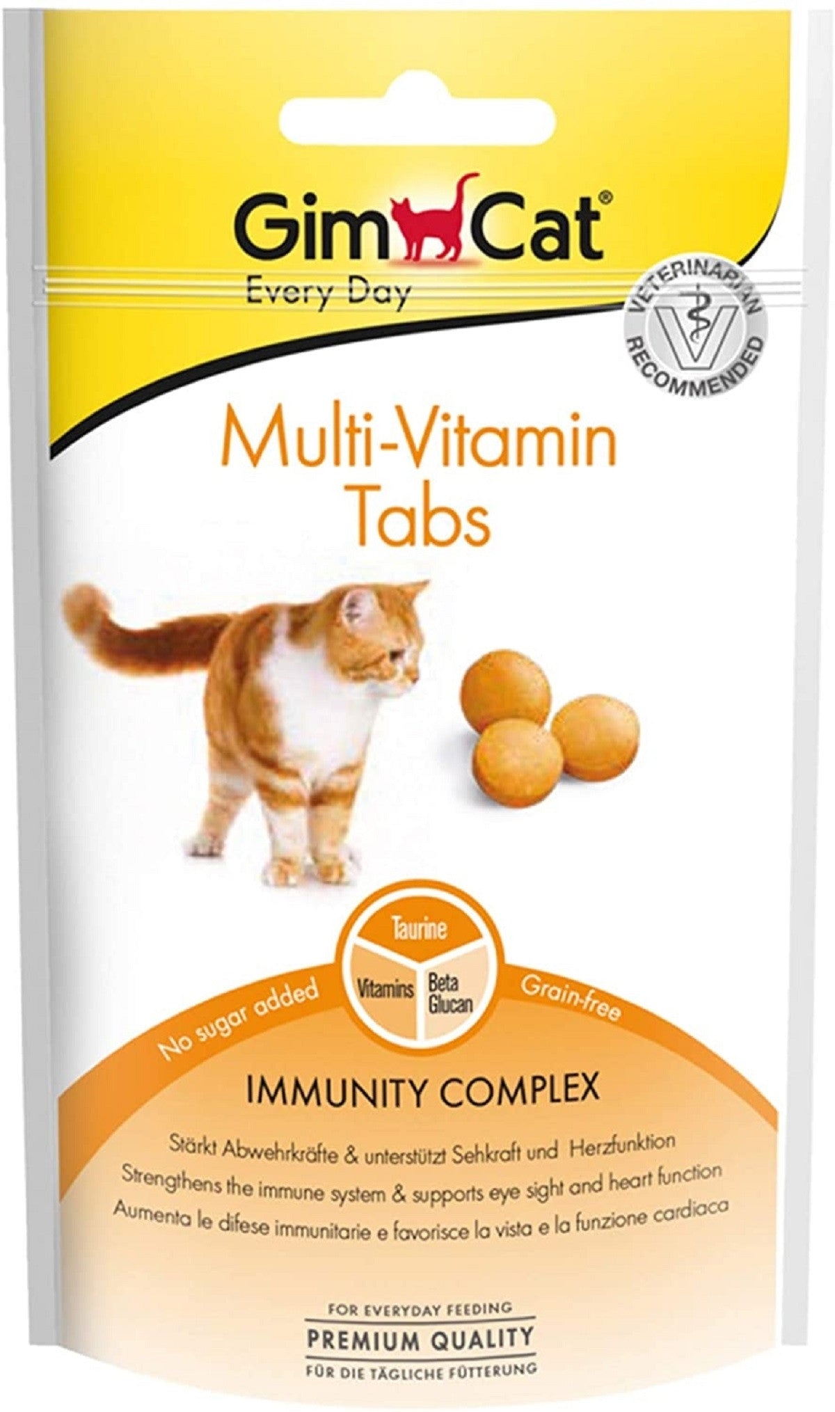 GimCat Multi-Vitamin Tabs For Cat, 40g