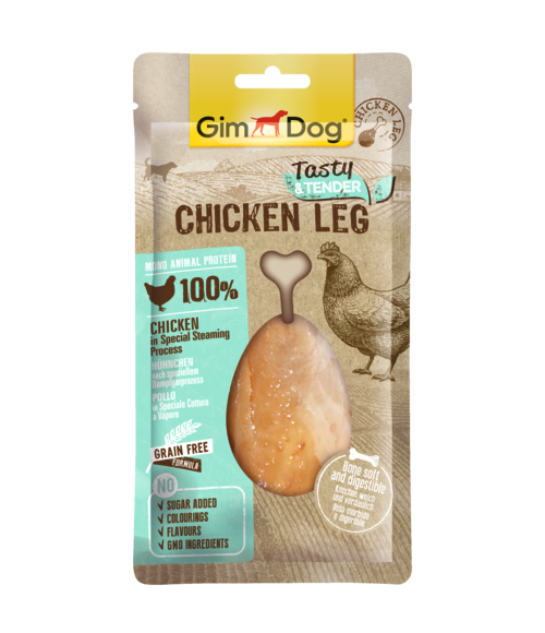 GimDog Tasty & Tender Chicken Leg Dog Treat, 70g