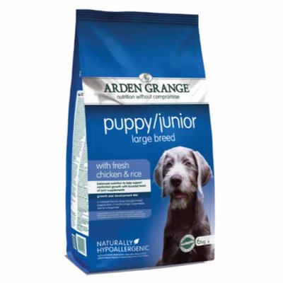 Arden Grange Puppy / Junior Large Breed – with fresh chicken & rice 6 Kg