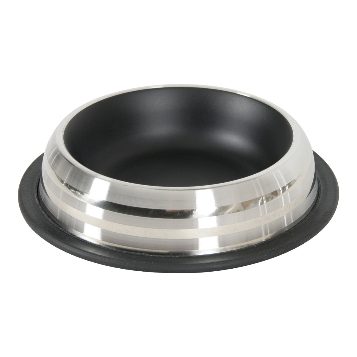 Merenda Stainless Non-Slip Bowl - Black 225ml