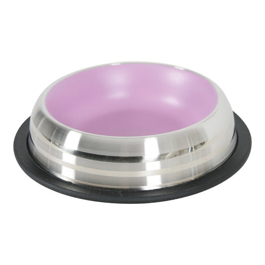 Merenda Stainless Non-Slip Dog Bowl - Pink 225ml