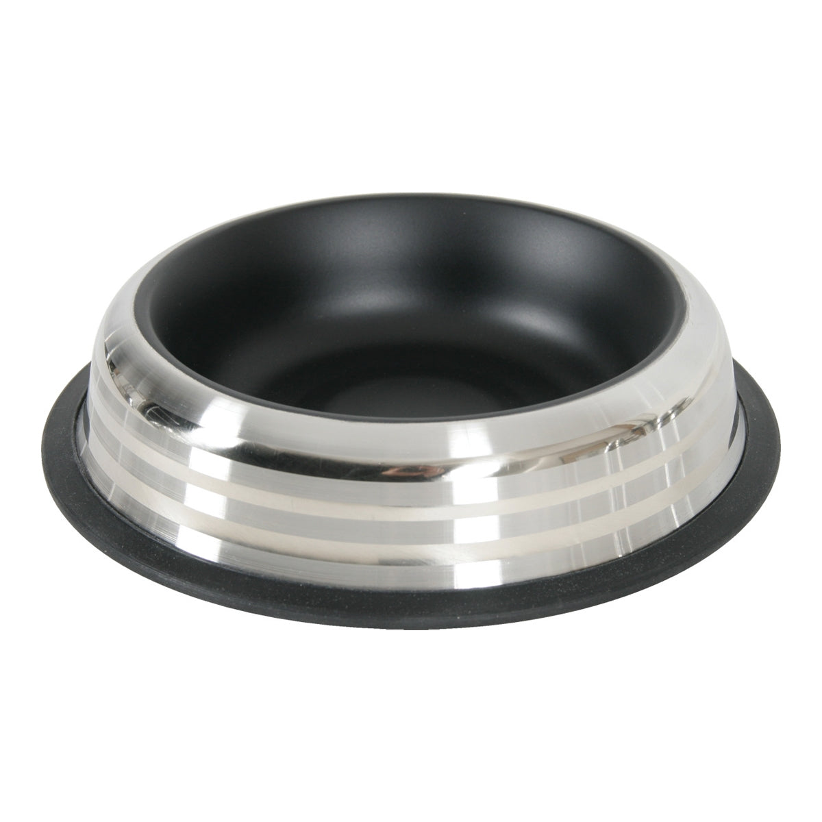 Merenda Stainless Non-Slip Dog Bowl - Black 500ml