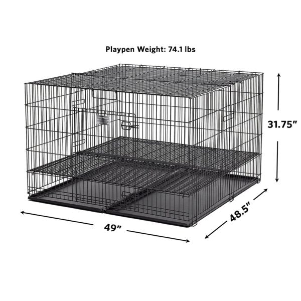 48" Puppy Playpen (1/2"GRID)