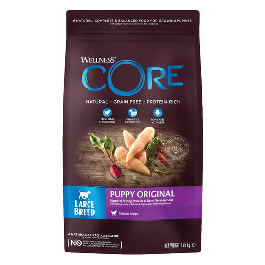 Wellness CORE Large Breed Puppy Original Chicken Recipe Dry Dog Food, 2.75 Kg