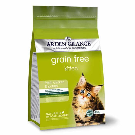 Arden Grange Kitten – grain free – with fresh chicken & potato 400 G