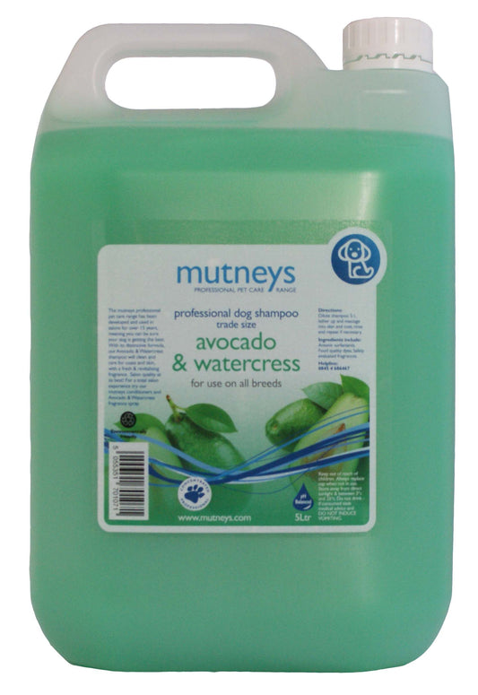 Mutneys Avocado & Watercress Shampoo 5ltr