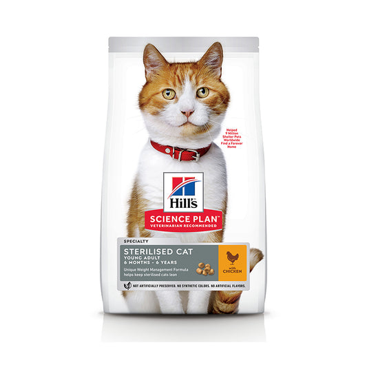 Hill’s Science Plan Sterilised Cat Young Adult With Chicken (1.5kg)
