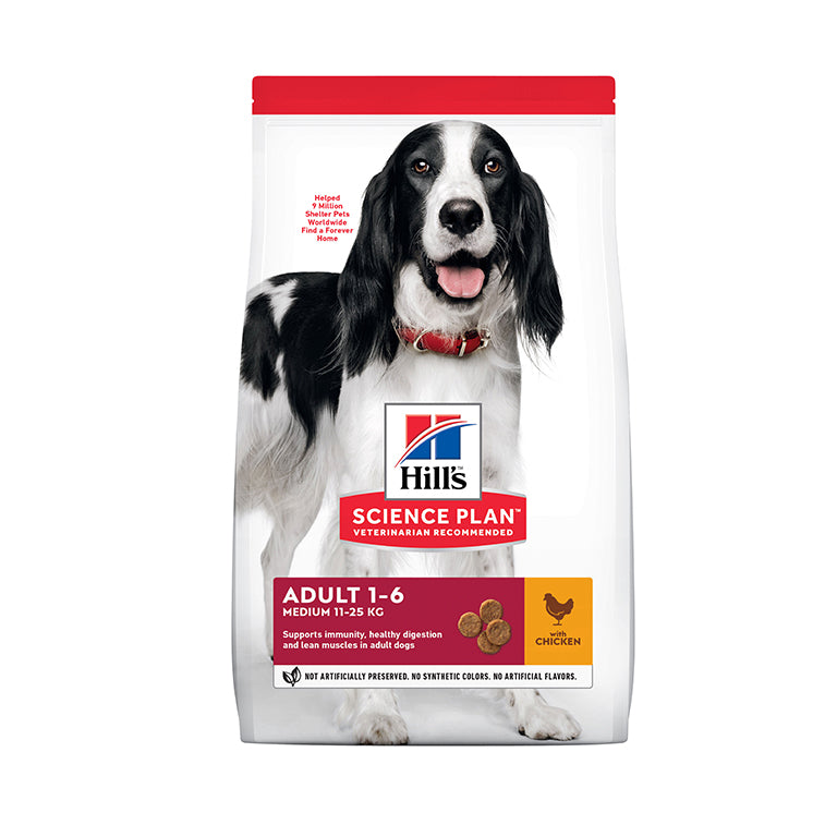 Hill’s Science Plan Medium Adult Dog Food With Chicken 2.5 Kg