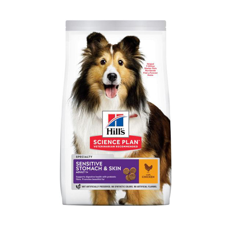 Hill’s Science Plan Sensitive Stomach & Skin Medium Adult Dog Food With Chicken (2.5kg)