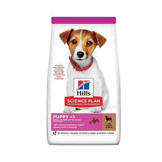 Hill’s Science Plan Small & Mini Puppy Dog Food With Lamb & Rice 1.5 Kg