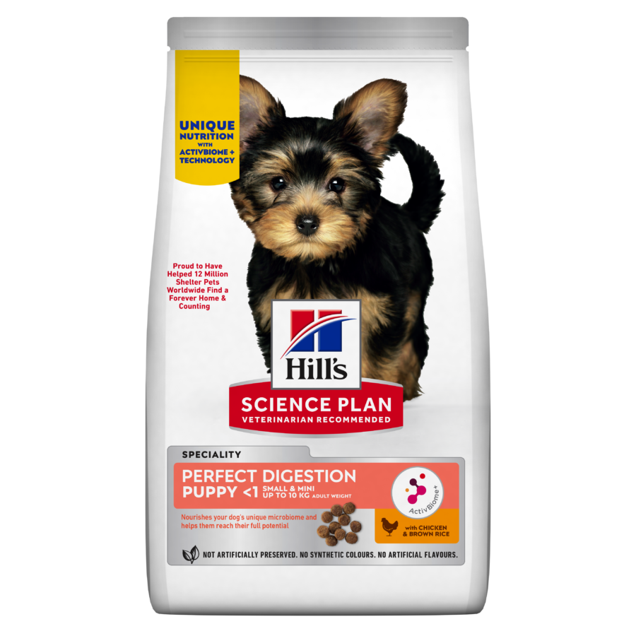 Hill’s Science Plan PERFECT DIGESTION SMALL & MINI PUPPY DRY FOOD (1.5kg)