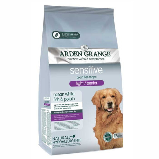 Arden Grange Sensitive Light / Senior - grain free - ocean white fish & potato 2 Kg