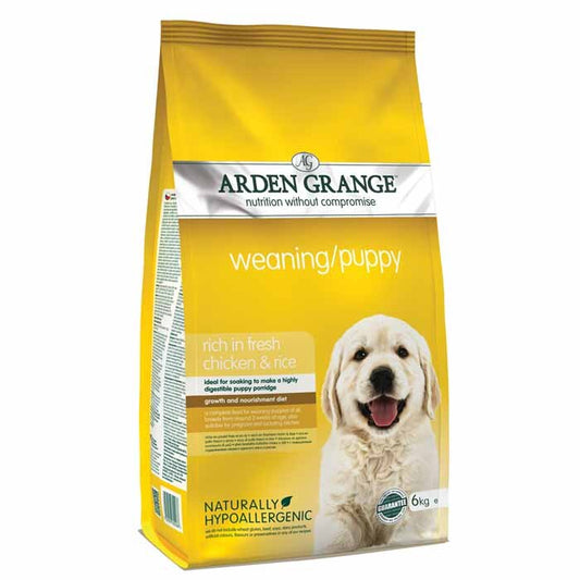 Arden Grange Weaning / Puppy – rich in fresh chicken & rice  6 Kg