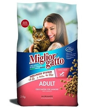 Miglior Croquettes with Salmon Cat Dry Food, 2Kg